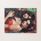 Puzzle Gala Enigmatic Imaginaire - Vibrant Portrait Surré (Horizontal)