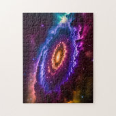 Puzzle Galaxie amusante rose et violette cosmique à l'int (Vertical)