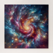Puzzle Galaxie Colorée (Horizontal)