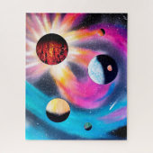 Puzzle Galaxie Colorée (Vertical)
