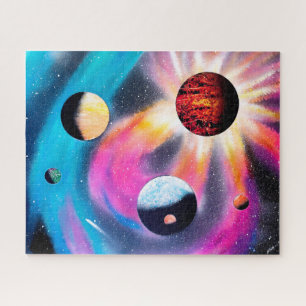 Puzzle Galaxie Colorée
