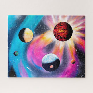 Puzzle Galaxie Colorée