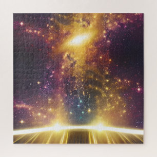 Puzzle Galaxie de vitesse lumineuse cosmique dimension d'