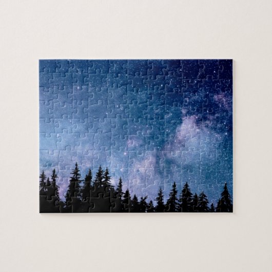 Puzzle Galaxie des étoiles jumelées dans le ciel nocturne (Horizontal)