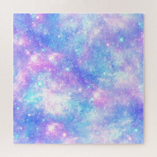 Puzzle Galaxie magique : Rose Blue Star Imprimer (Horizontal)