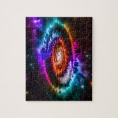 Puzzle Galaxie spirale de l'Indigo arc-en-ciel dans l'esp (Vertical)