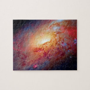 Puzzle Galaxie spirale Messier M106 Photo de l'espace ext