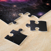 Puzzle Galaxie spirale nébuleuse spatiale colorée (Côté)