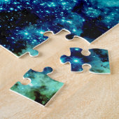 Puzzle Galaxie turquoise (Côté)