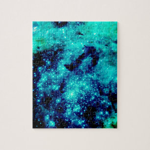 Puzzle Galaxie turquoise