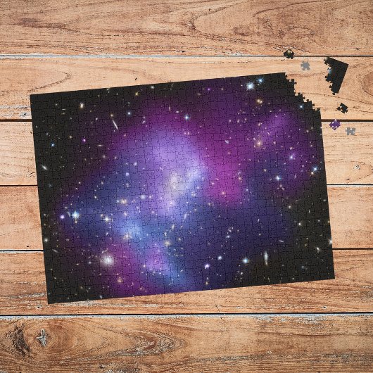 Puzzle Galaxie violette Espace céleste Photo