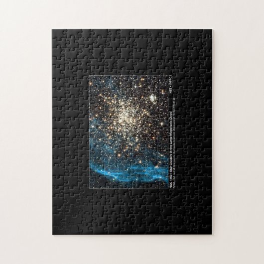 Puzzle Galaxy NGC 1850 Star Clusters Magellanic Cloud (Vertical)