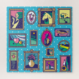 Puzzle Galerie murale : collection d'images diverses