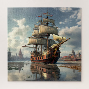 Puzzle Galleon Ship