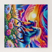 Puzzle Galoper dans un paysage fantastique (Horizontal)