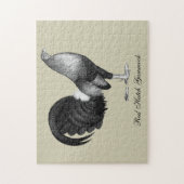 Puzzle Gamecock Red Hatch (Vertical)