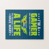 Puzzle Gamer Am A Gamer (Horizontal)