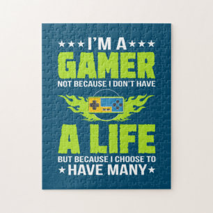 Puzzle Gamer Am A Gamer