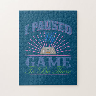 Puzzle Gamer Art I A Suspendu Mon Jeu Pour Être Ici
