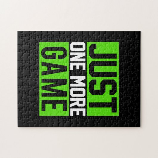 Puzzle Gamer Art Juste Un Jeu De Plus (Horizontal)