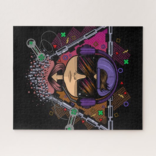 Puzzle Gamer Boy (Horizontal)