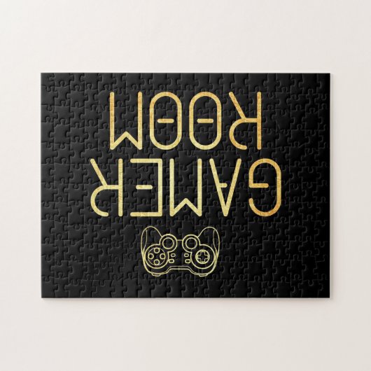 Puzzle Gamer Gift | Salle de jeu (Horizontal)