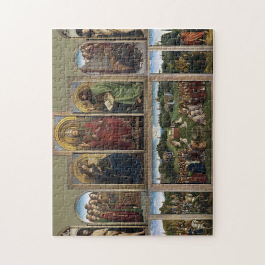 Puzzle Gand Altarpiece, Van Eyck Brothers (Vertical)