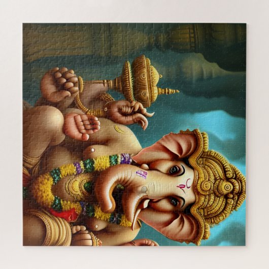 Puzzle Ganesh prend un selfie (Horizontal)
