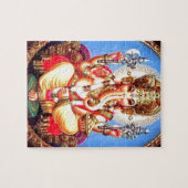 Puzzle Ganesha (ग णे श) Eléphant indien (Horizontal)