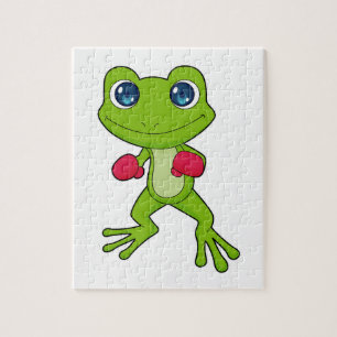 Puzzle Gants de boxe de grenouille