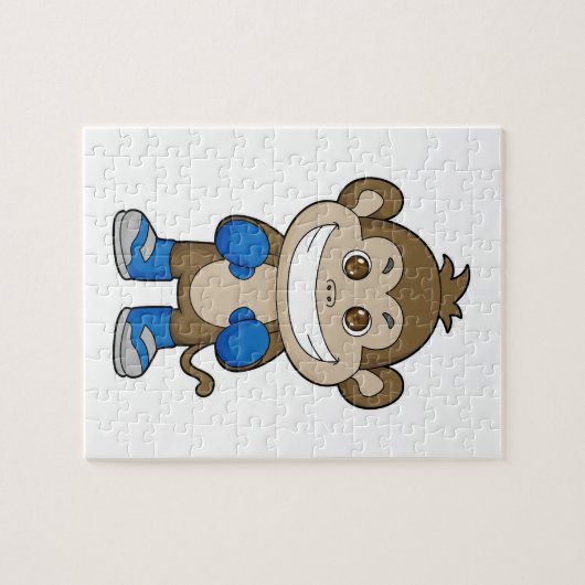 Puzzle Gants de boxe de singe (Horizontal)