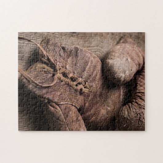 Puzzle Gants de boxe vintages (Horizontal)