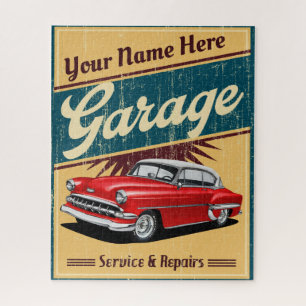 Puzzle Garage Bel Air Personnalisé