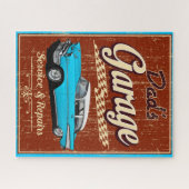 Puzzle Garage Chevy bleu de papa (Horizontal)