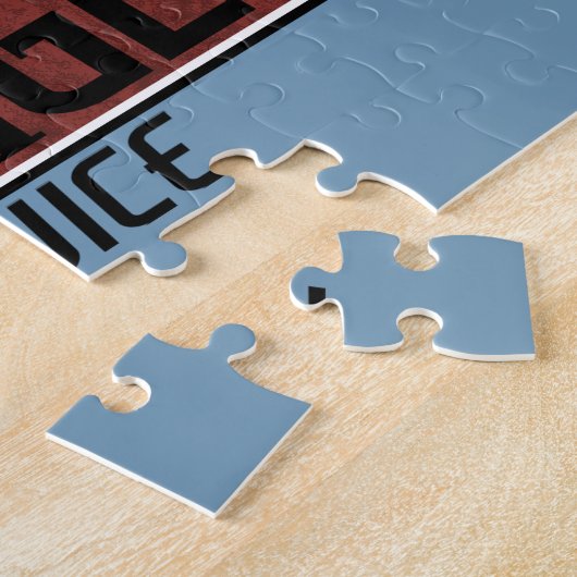 Puzzle Garage d'années '50 (Côté)