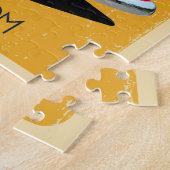 Puzzle Garage de camion classique rouge personnalisé (Côté)