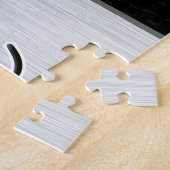 Puzzle Garage de voiture classique rouge rétro NOM person (Côté)