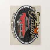 Puzzle Garage fait sur commande de la voiture classique (Vertical)