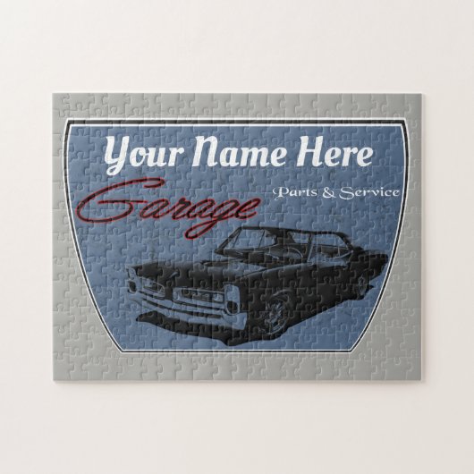 Puzzle Garage personnalisé de GTO (Horizontal)