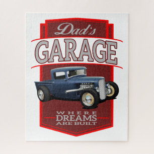 Puzzle Garage Rod Rod de Papa