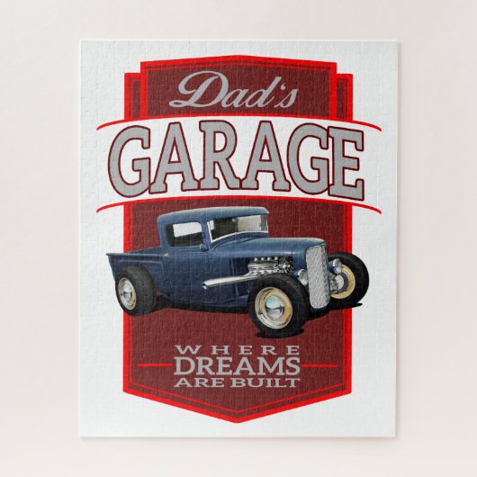 Puzzle Garage Rod Rod de Papa (Vertical)