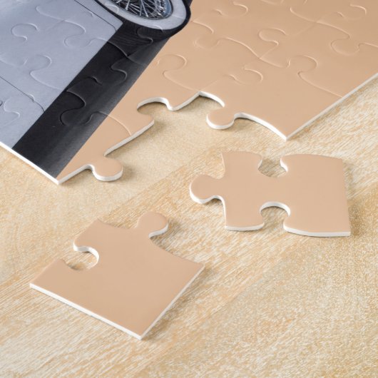 Puzzle Garage vintage Jaguar (Côté)