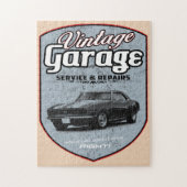 Puzzle Garage vintage rétro Camaro (Vertical)