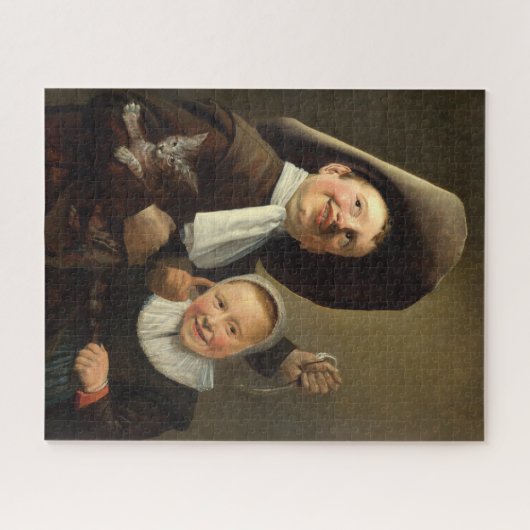 Puzzle Garçon, anguille, fille et chat par Judith Jans Le (Horizontal)