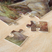 Puzzle Garçon écossais avec des chiens-loup dans un (Côté)