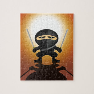 Puzzle Garçon Mignon Ninja Warrior Style Anime Enfants