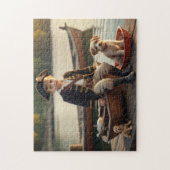 Puzzle Garçon Pirate et son chien (Vertical)