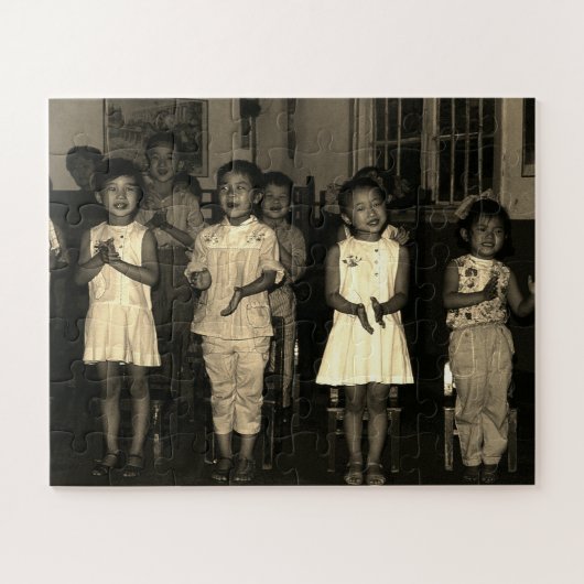 Puzzle Garde d'enfants Vintage China Changsha (Horizontal)