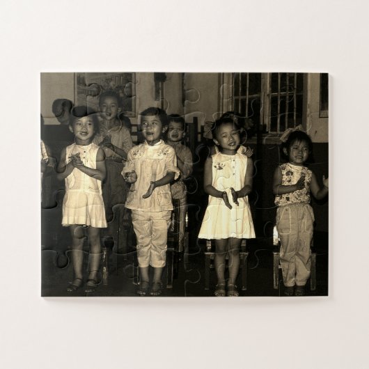 Puzzle Garde d'enfants Vintage Chine Changsha (Horizontal)