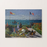 Puzzle Garden at Sainte-Adresse - Claude Monet<br><div class="desc">Garden at Sainte-Adresse,  1867 Claude Monet,  cool,  old,  master,  masterpiece,  fine,  impressionism,  garden,  sainte adresse,  art,   paint,  painting,  vibrant,  saturated,  colour,  beautiful,  nice,  quality,  high,  resolution,  landscape,  scenery,  post,  decoration,  colors,  paris,  france,  renewed best,  seller,  colourful,  cheap</div>